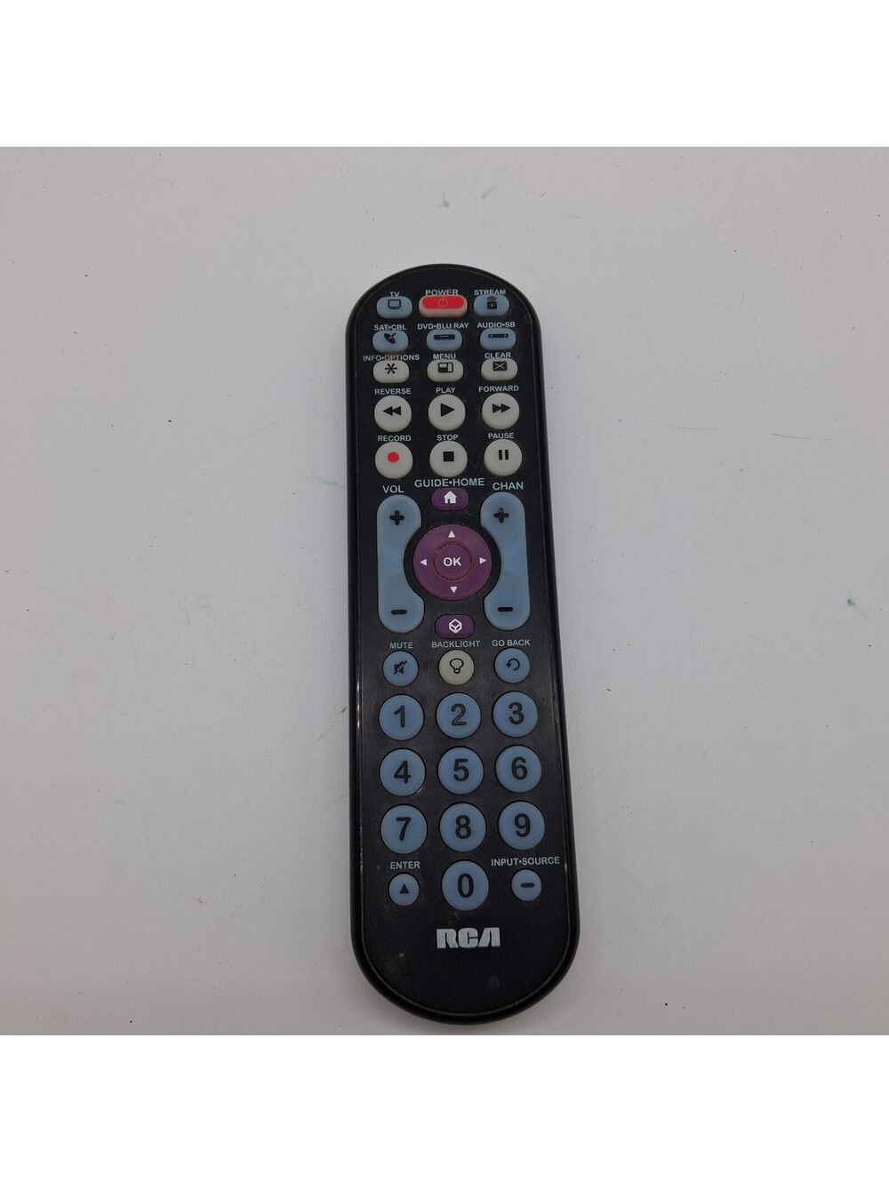 RCA Universal Backlit Remote Control TV DVD Blu-ray Streaming Cable Tested